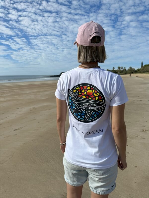 Slim Fit Whale Shirt - White | Khaki & Ocean